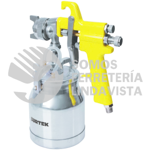 PPA1 PISTOLA PARA PINTAR DE ALTA PRESION, CAPACIDAD 1000 ML, 72 PSI CON VASO REFORZADO SURTEK
