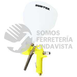 PTX1 PISTOLA PARA TEXTURIZADOS CON ALIMENTACION POR GRAVEDAD, CAPACIDAD 5000 ML, 72 PSI SURTEK
