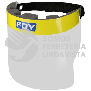 PFA01 PROTECTOR FACIAL 42X23CM MICA TRANSPARENTE FOY