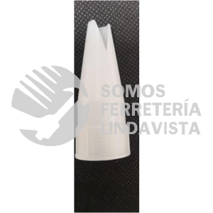 B03 BO3 BOQUILLA PLASTICA DE PUNTA ABIERTA CON ROSCA 2MMX6MM PARA CALAFATEADORA MANUAL O NEUMATICA GENERICA NACIONAL