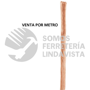 40091 CADES-12-100 METRO DE CABLE DESNUDO DE COBRE CALIBRE 12 AWG ROLLO 100 M VOLTECK