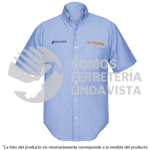 66011 CAM-AZ-CXXXL CAMISA AZUL PARA CABALLERO MANGA CORTA TALLA XXXG TRUPER
