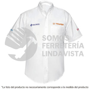 66012 CAM-BCO-CXXXL CAMISA BLANCA PARA CABALLERO MANGA CORTA TALLAXXXG TRUPER
