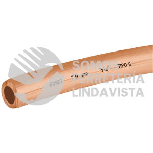 48156 CC-002F ROLLO DE 15 M DE TUBO FLEXIBLE DE COBRE DE 5/16" FOSET