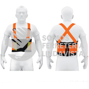 100356 FAJA-MN FAJA LUMBAR NARANJA C/CINTAS DE ALTA VISIBILIDAD M TRUPER