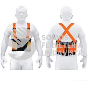 100355 FAJA-SN FAJA LUMBAR NARANJA C/CINTAS DE ALTA VISIBILIDAD CH TRUPER