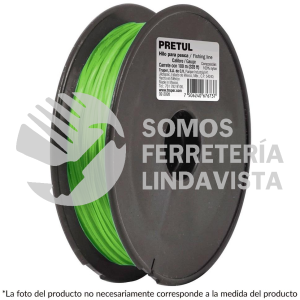 22060 HIPE-50V CARRETE CON 100 M DE HILO PARA PESCA VERDE CALIBRE 0.50 MM PRETUL