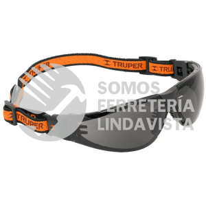 100293 LEDE-SN-R LENTES DE SEGURIDAD GRIS CON BANDA ELASTICA ACTIVE TRUPER