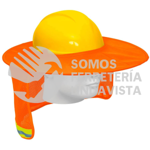 100353 PROCA-N PROTECTOR SOLAR PLEGABLE PARA CASCO NARANJA CON REFLEJANTE TRUPER