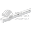 40086 PVC-106 TUBO DE 3 M DE PVC DE 2" HIDRAULICO RD 26 FOSET