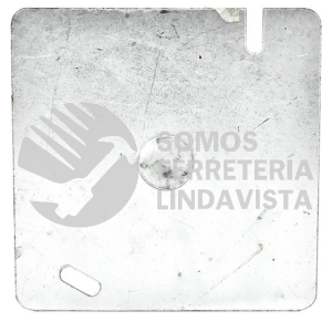 TC1000 TAPA CUADRADA GALVANIZADA 5X5" 19MM NACIONAL