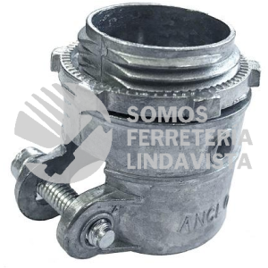 FXR100 CONECTOR RECTO PARA CONDUIT METALICO FLEXIBLE 25MM 1" ANCLO