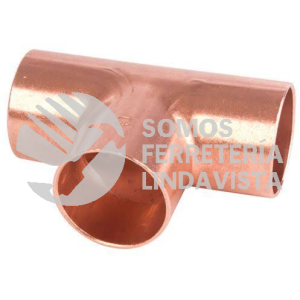 10713 TEE DE COBRE DE 1/2" 13MM COBRECEL