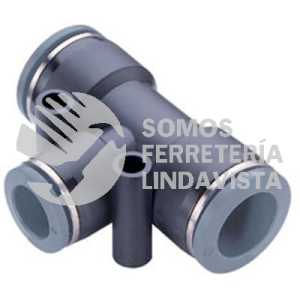 C20600500 CONECTOR UNION TEE RACOR EN PLASTICO 5/16 8MM NORGREN