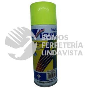 755 PINTURA EN AEROSOL ESMALTE AMARILLO FLUORESCENTE 400ML ACUARIO
