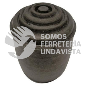 C18 REGATON O TAPA REDONDO PLANO DE PLASTICO NEGRO PARA TUBO DE 1/2" CAL 18 INTERIOR NACIONAL
