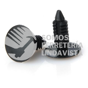 OE:1605396 GRAPA AUTOMOTRIZ NEGRA 1/4X15MM CLIP PARA CARROCERIAS Y TOLVAS NACIONAL