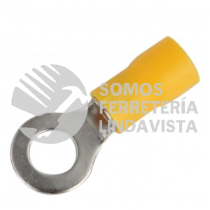 RV5 5-6 /TR0303 TERMINAL ANILLO 1/4 AMARILLO CABLE 12-10 AWG BRANDTOP