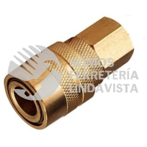 H5265 ACOPLADOR HEMBRA CLIP INYECTOR SHUCK DE AIRE CON BOCA STANDARD DE 1/4" HALTEC