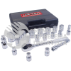 5400PBM JUEGO DE DADOS Y ACCESORIOS CUADRO DE 1/2" METRICO, 20 PIEZAS URREA