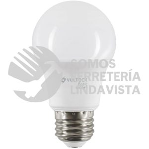 28059 LED-40FB LAMPARA DE LED TIPO BULBO A19 6 W LUZ DE DIA CAJA BASIC VOLTECK