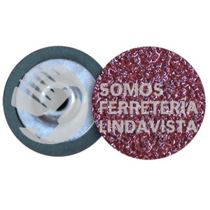 4600 DISCO DE LIJA DE CAMBIO RAPIDO DE OXIDO DE ALUMINIO ROJO TTAV - 24 TENAZIT