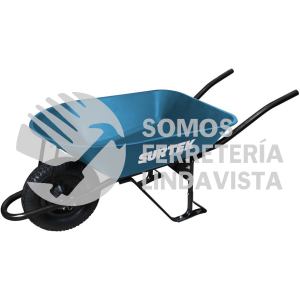 CAT504 CARRETILLA CON BASTIDOR METALICO 5 FT3 LLANTA NEUMATICA REFORZADA DE 4 CAPAS SURTEK