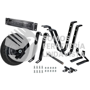 CATR4 JUEGO DE ACCESORIOS PARA CARRETILLA CON LLANTA NEUMATICA REFORZADA DE 4 CAPAS SURTEK