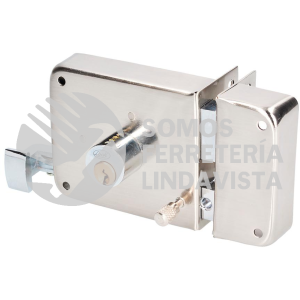 34CS CERRADURA DE SOBREPONER FUNCION INSTALA FACIL, DERECHA, LLAVE ESTANDAR, EN CAJA LOCK