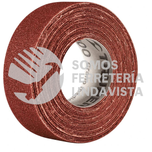100568 LIPL-100-1X5 ROLLO DE 5 M DE LIJA PARA PLOMERO GRANO 100 ANCHO 1" TRUPER