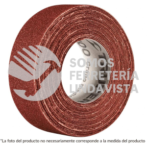 100660 LIPL-120-1X5  ROLLO DE 5 M DE LIJA PARA PLOMERO GRANO 120 ANCHO 1" TRUPER