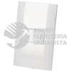 P421B PLACA 1 SWITCH 1/3 3 VIAS, LINEA AMERICANA, COLOR BLANCO SURTEK