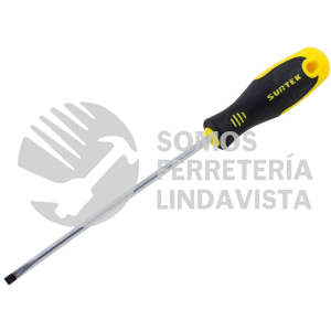 D232 DESTORNILLADOR CON MANGO BIMATERIAL, PUNTA CABINET 1/8" X 4" SURTEK
