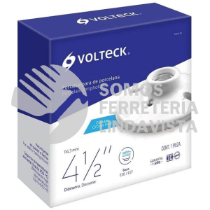 48076 POPL-17 PORTALAMPARA 4-1/2" DE BAQUELITA VOLTECK