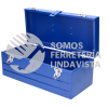 TBF12 CAJA PORTAHERRAMIENTAS METÁLICA AZUL 43 X 13 X 16 CM FOY