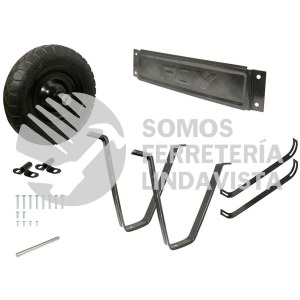 CAFR4 JUEGO DE LLANTA NEUMATICA REFORZADA DE 4 CAPAS Y ACCESORIOS PARA CARRETILLA FOY