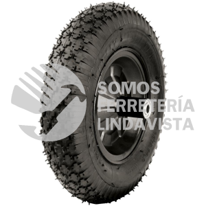 CAFL2 LLANTA NEUMATICA 2 CAPAS DE 14" CON RIN PARA CARRETILLA FOY