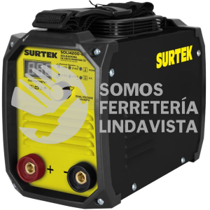 SOLI4200-BV SOLDADORA INVERTER PARA ELECTRODOS BI VOLTAJE 110-220 V 200 A SURTEK
