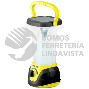 LICA02 LINTERNA DE LED PARA CAMPAMENTO RECARGABLE/SOLAR DE 400 LM SURTEK