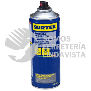 AEM302 PINTURA EN AEROSOL 300 ML COLOR CROMO SURTEK