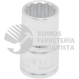 5418 DADO CUADRO DE 1/2", 12 PUNTAS, EN PULGADAS, 9/16" URREA