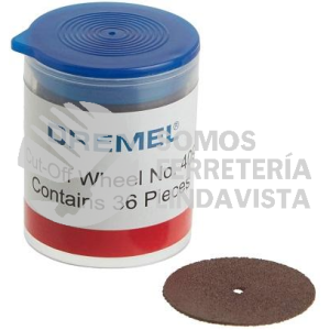 409 DISCO DE CORTE DE 24MM EMPAQUE CON 36 PIEZAS (VENTA INDIVIDUAL) DREMEL