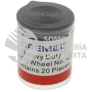 420 DISCO DE CORTE DE 24MM PARA TRABAJO PESADO EMPAQUE CON 20 PIEZAS (VENTA INDIVIDUAL) DREMEL