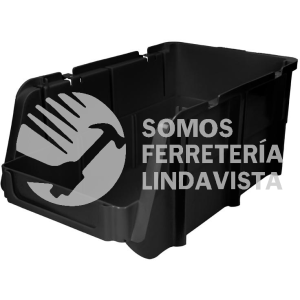 GAVN4 GAVETA PLASTICA NEGRO PICO DE PATO 17" X 16" X 7" SURTEK