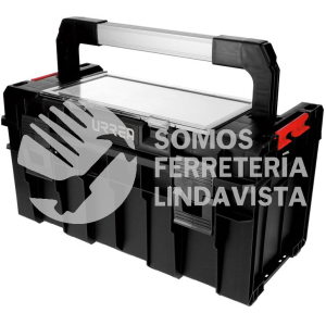 CPO18 CAJA PORTAHERRAMIENTAS PLASTICA MODULAR CON ORGANIZADOR 18"X 10" X 9" URREA