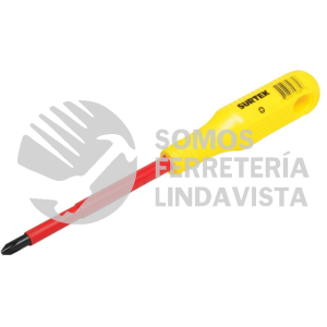 D401V DESTORNILLADOR CON MANGO AMARILLO DIELECTRICO, PUNTA PHILLIPS 1000V #1 X 3" SURTEK