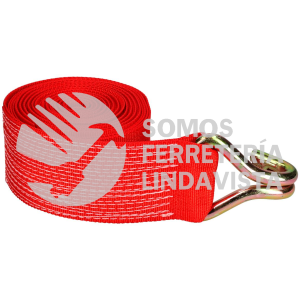 BAMA9 BANDA PARA MALACATE CON GANCHO DE ALAMBRE 4" X 9 M URREA