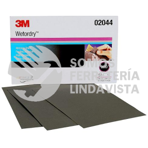 2044 LIJA 1/2 HOJA AGUA MICROFINA G-2000 IMPERIAL 3M