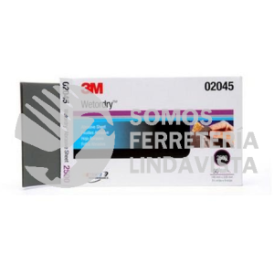 2045 LIJA 1/2 HOJA AGUA MICROFINA G-2500 IMPERIAL 3M