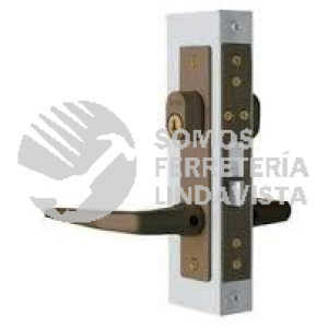 2488 CERRADURA PARA PERFILES DE ALUMINIO EMBUTIR CAFE DURANODIK 549 ADK PHILLIPS